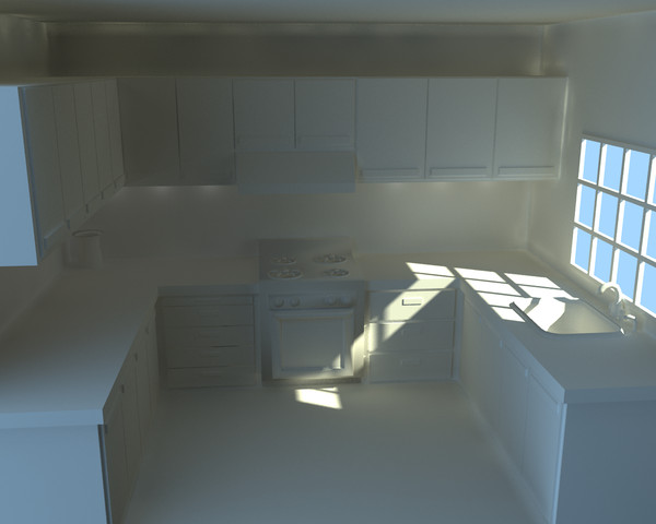 kitchen 3d obj - Kitchen by 3DUniverse Pro